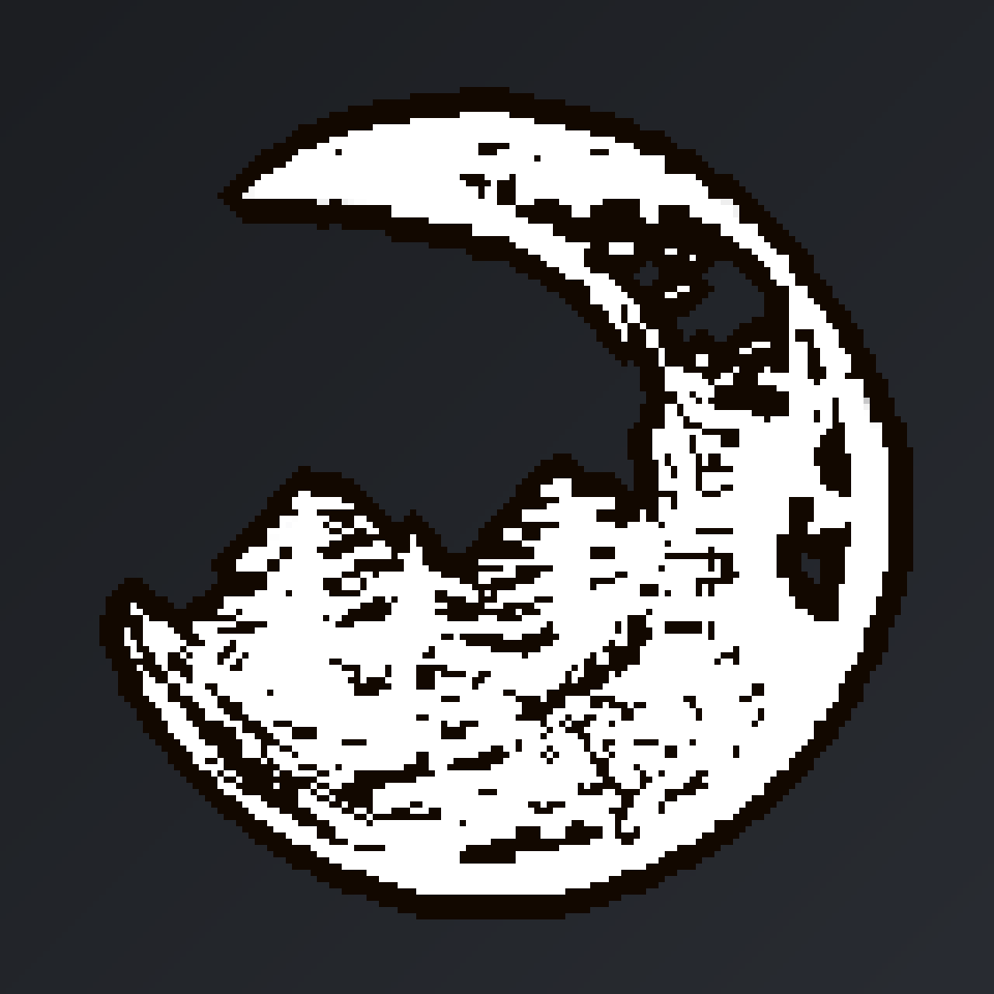 profile pic, a moon